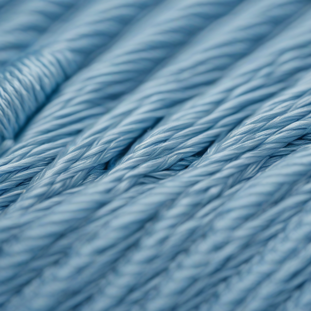 Close view of garment fabric used during quality review