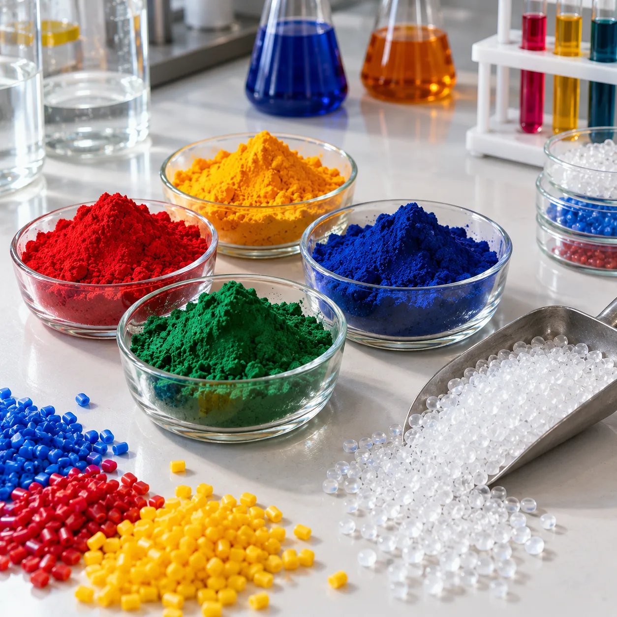 Chemicals, Dyes & Plastics
