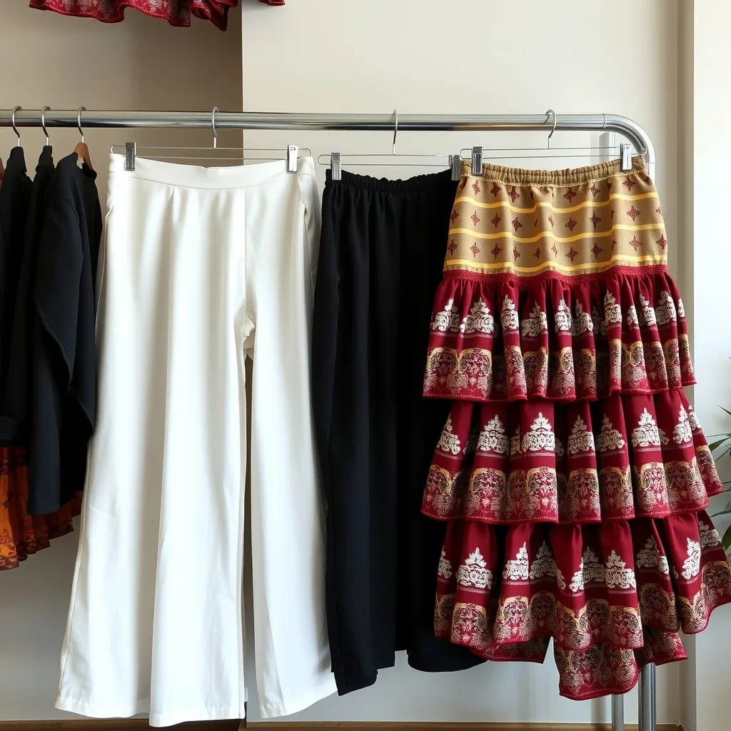 Palazzos, Pants & Skirts